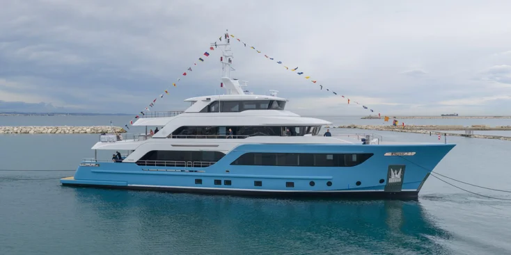 The Presence's elegant exterior is owed to Sergio Cutolo of Hydro Tec studio