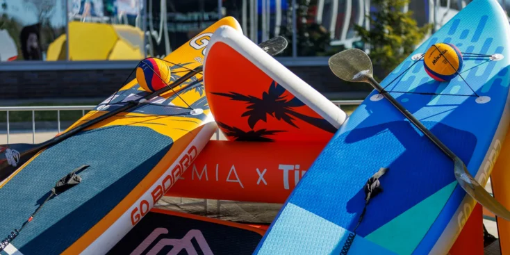 Помимо яхт и катеров на выставке будет представлено и оборудование для водного спорта