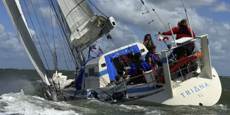 Triana. Старт 4-го этапа Ocean Globe Race. Пунта-дель-Эсте