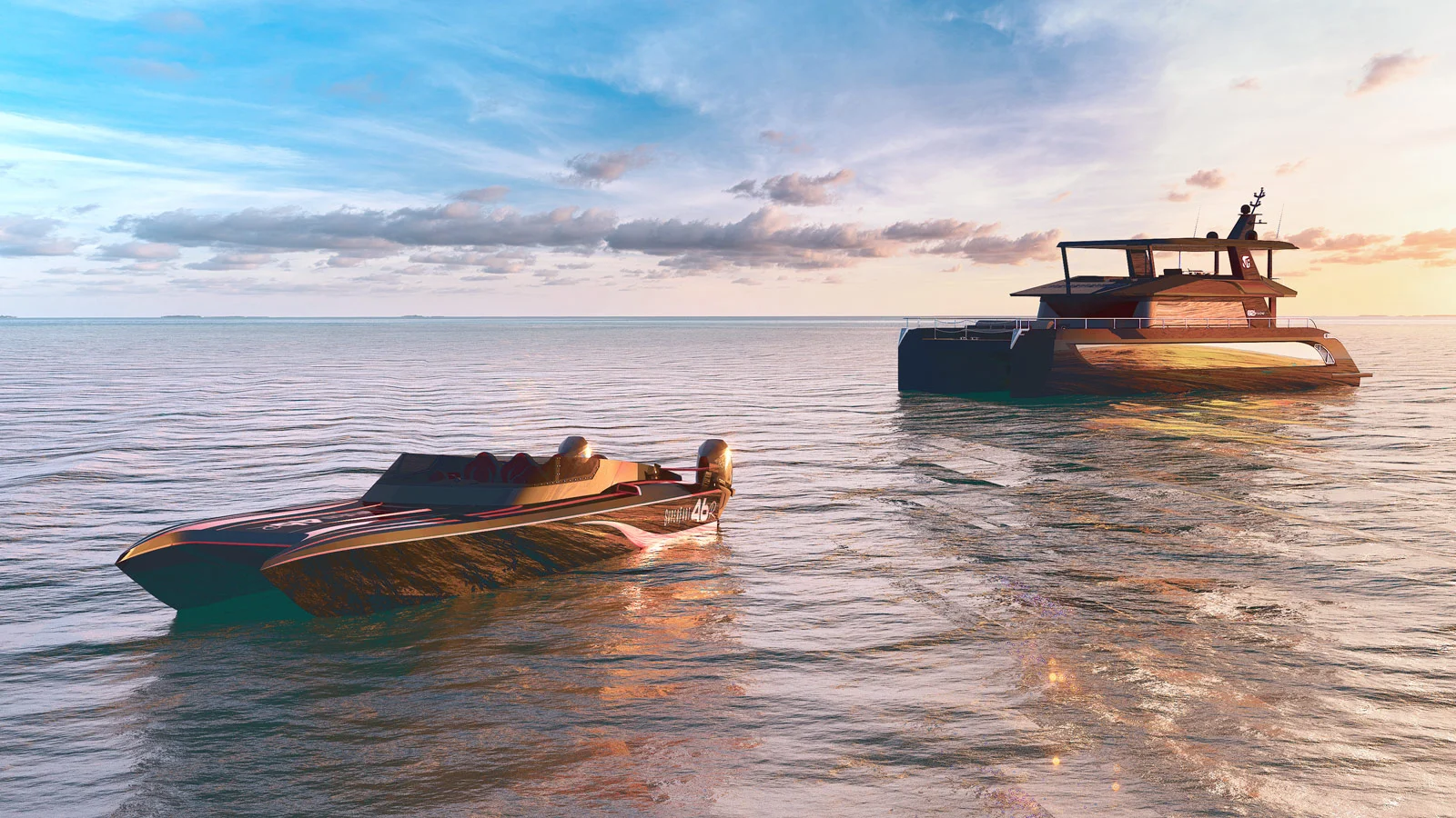 The Superfast 46 is a bold new step for VisionF Yachts known for buidling cruising catamarans