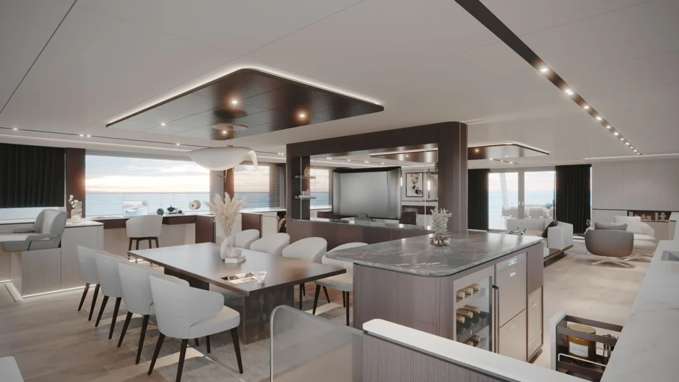VisionF 101 dining area