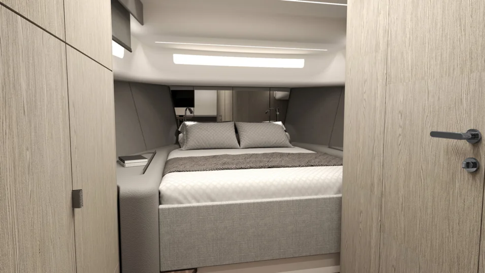 MP12's cabin at the bow