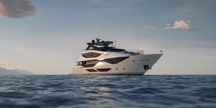The first Sunseeker 134 Superyacht is scheduled for delivery in 2027