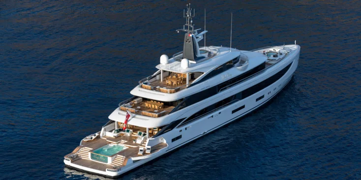 Lady Estey is the second yacht in the flagship Benetti B.Now series