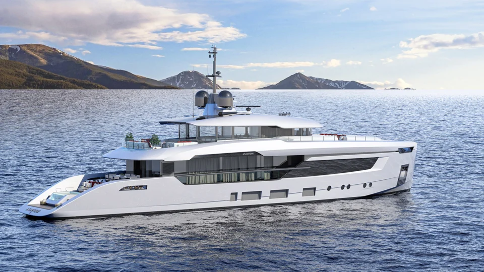 Both exterior and interior design of the Atlantique 37 is owed to Hot Lab studio