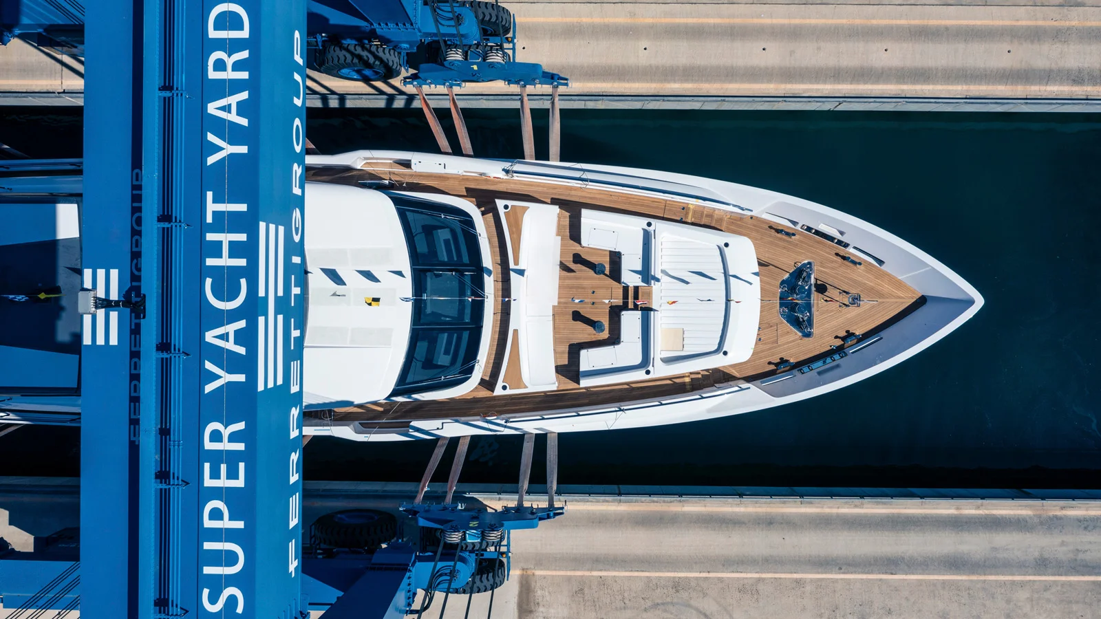 Launch of the 42.61-metre Custom Line 140 superyacht