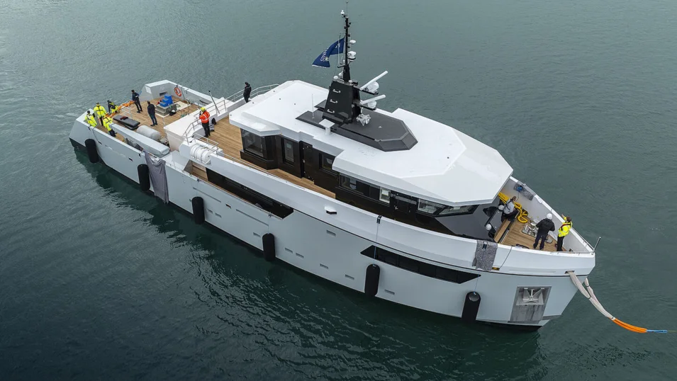 Project Fox features a steel hull and aluminium superstructure