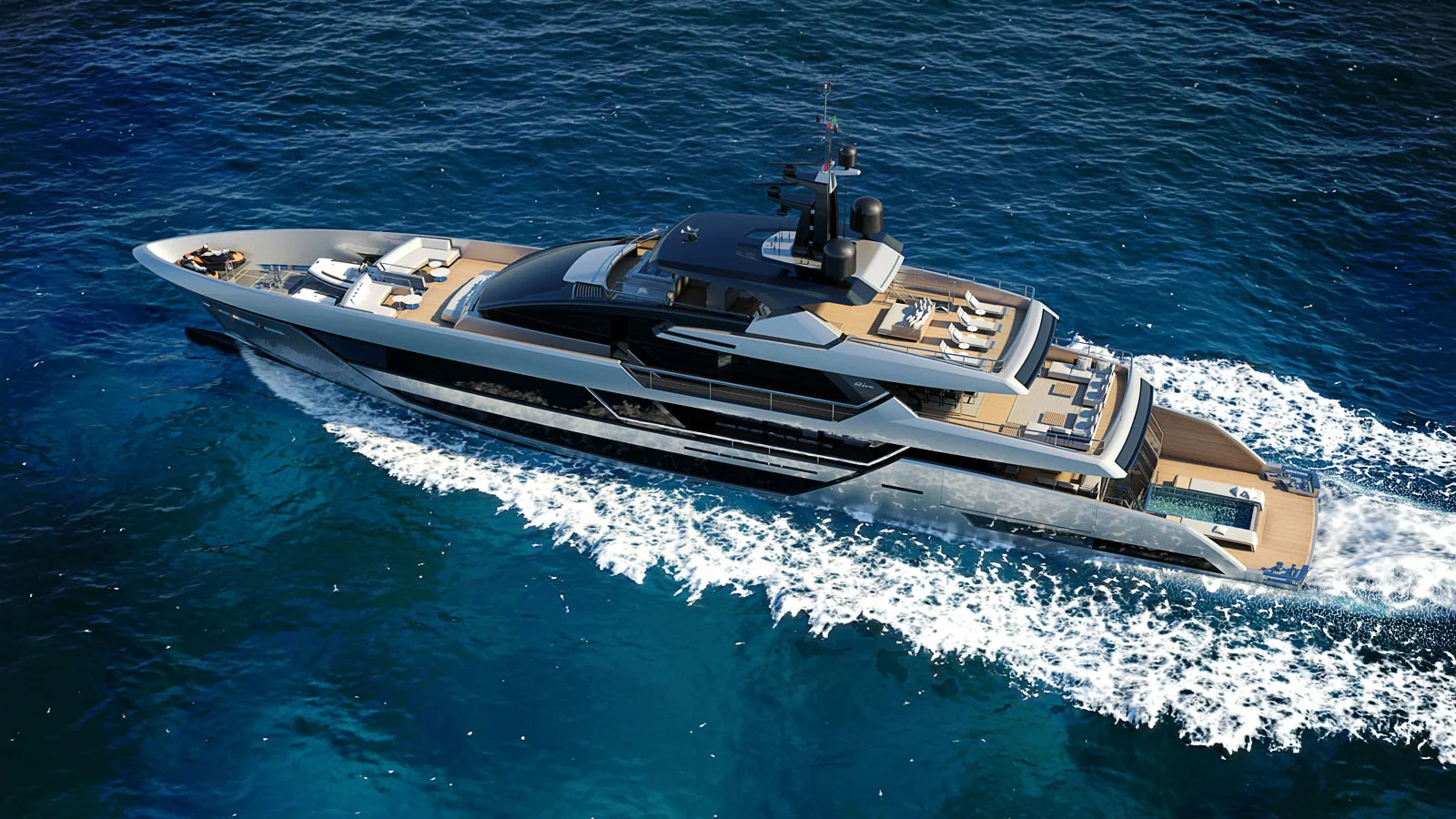  The top speed of the all-aluminium Riva 54 Metri is 18 knots