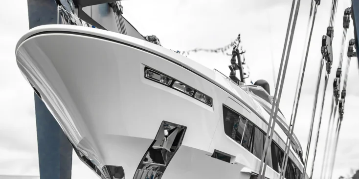 Церемония спуска на воду Marsa Luna – восьмого корпуса модели T52