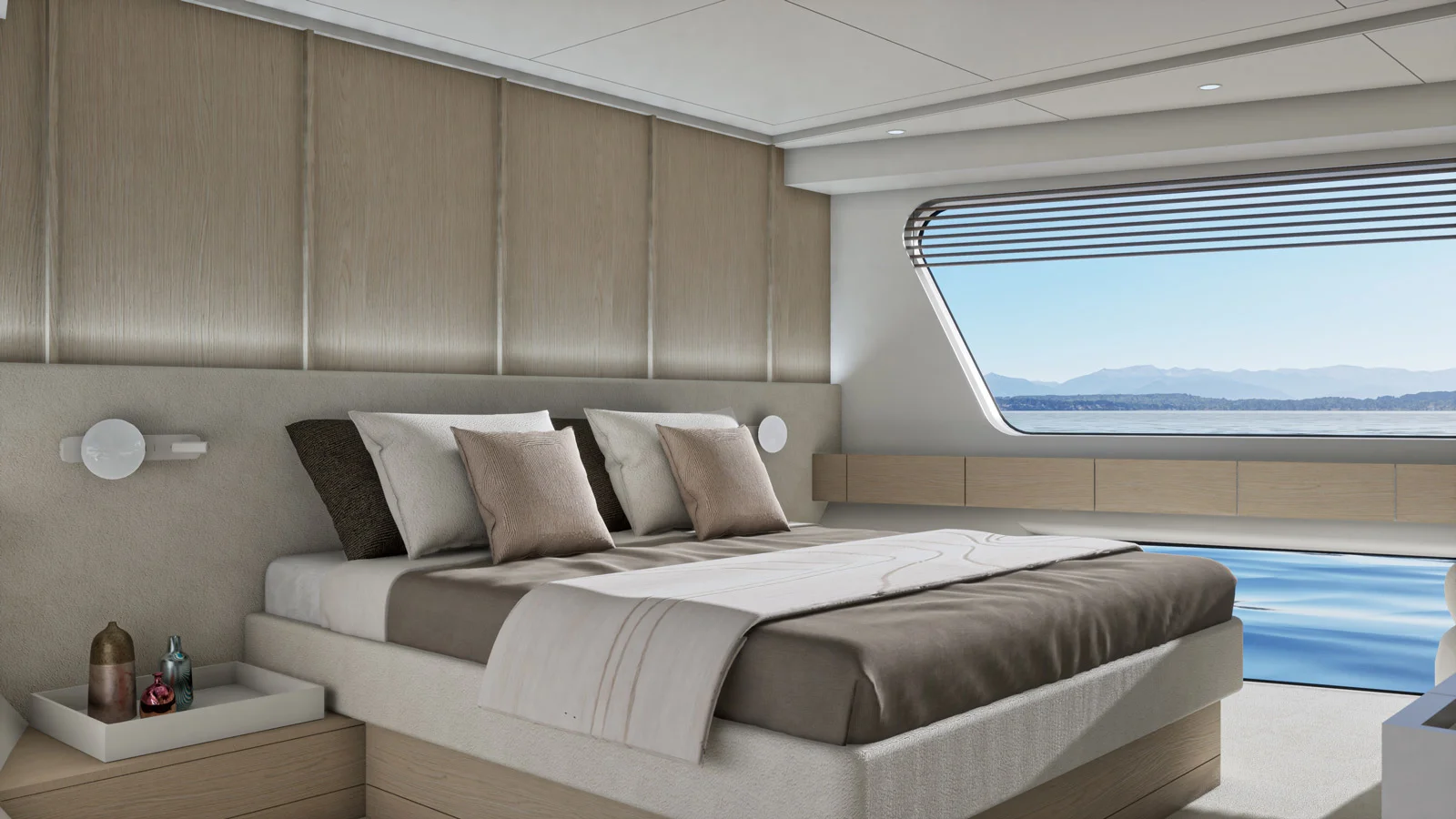 Delta Marine Longtail's master suite