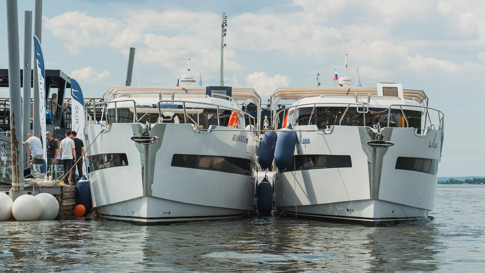 Суда верфи Popilov Yachts на выставке 2025 году