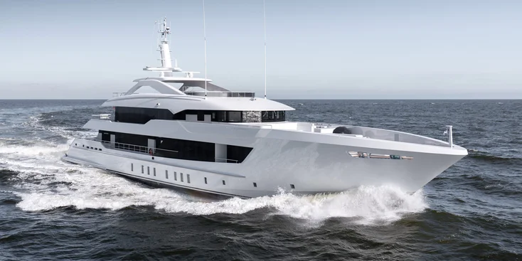 The 55-metre Heesen Pa’lante is another representative of the series of steel Smart Custom yachts
