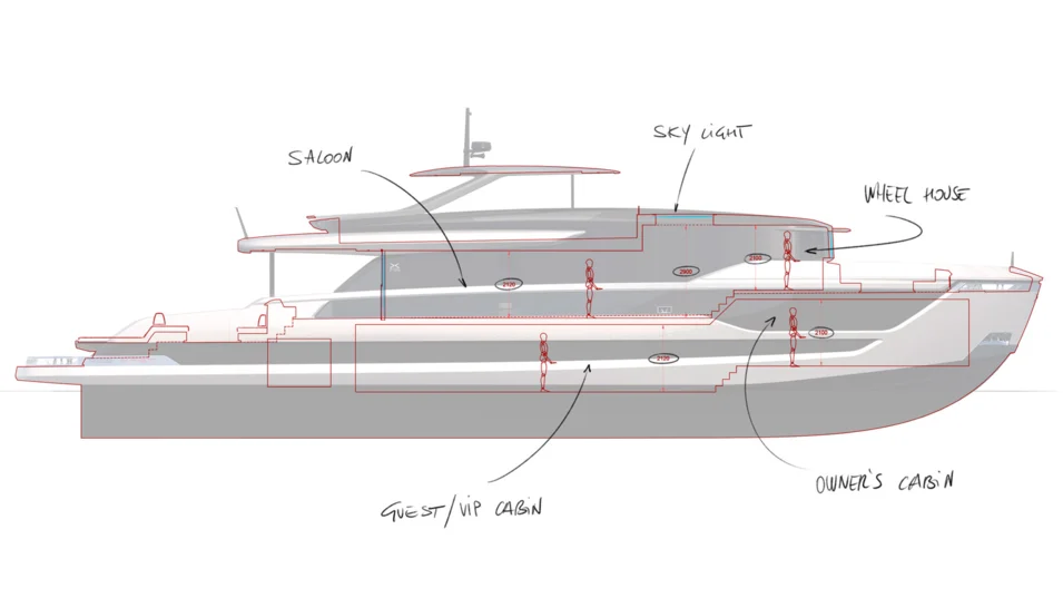  Extra X106 Fast's general arrangement