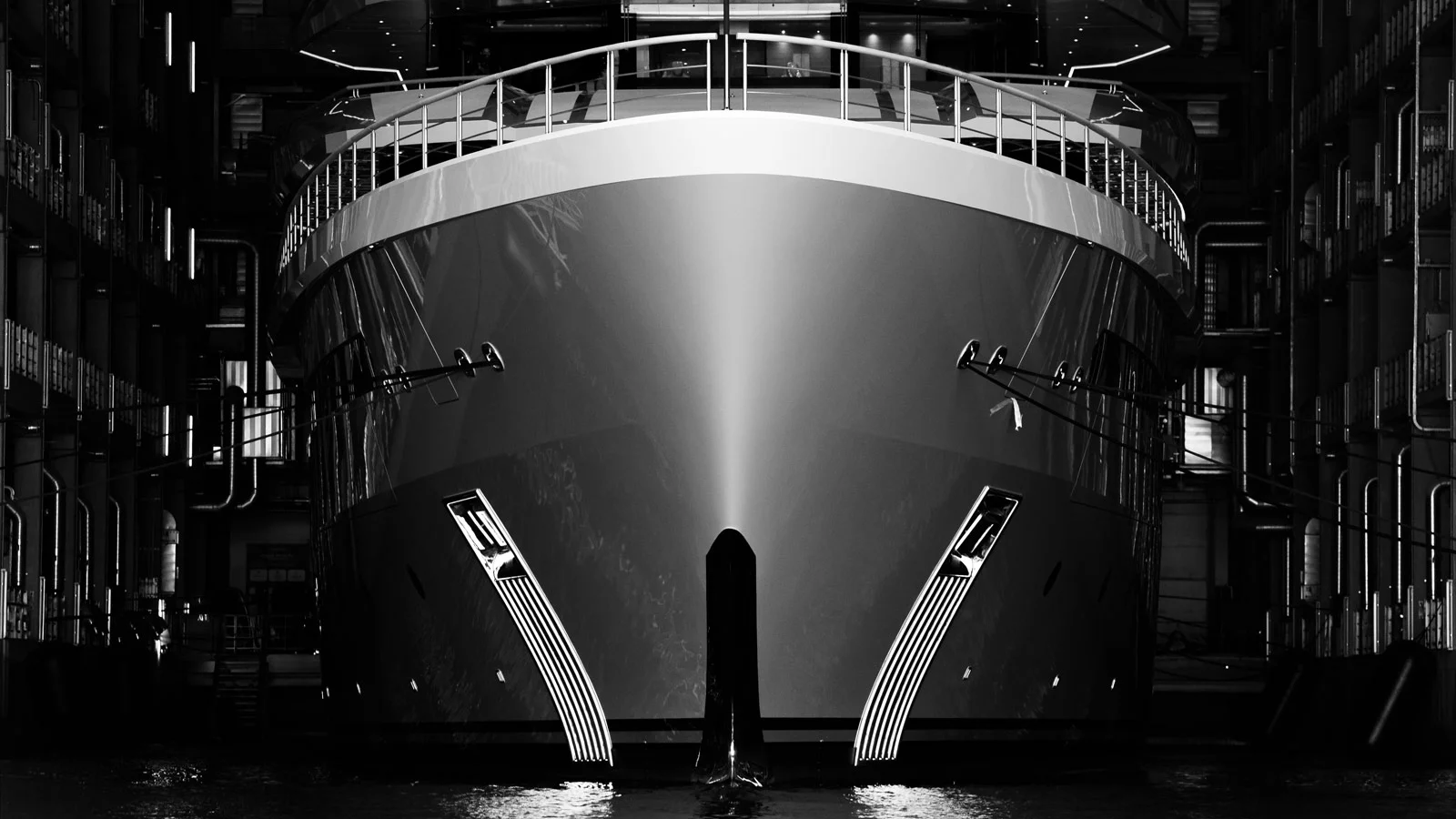 Launch of the 111-metre Leviathan by Oceanco
