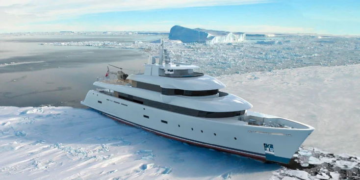 The 65-metre ER65 expedition superyacht