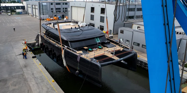 The Sunreef 100 Eco catamaran was commissioned by the yard's repeat client