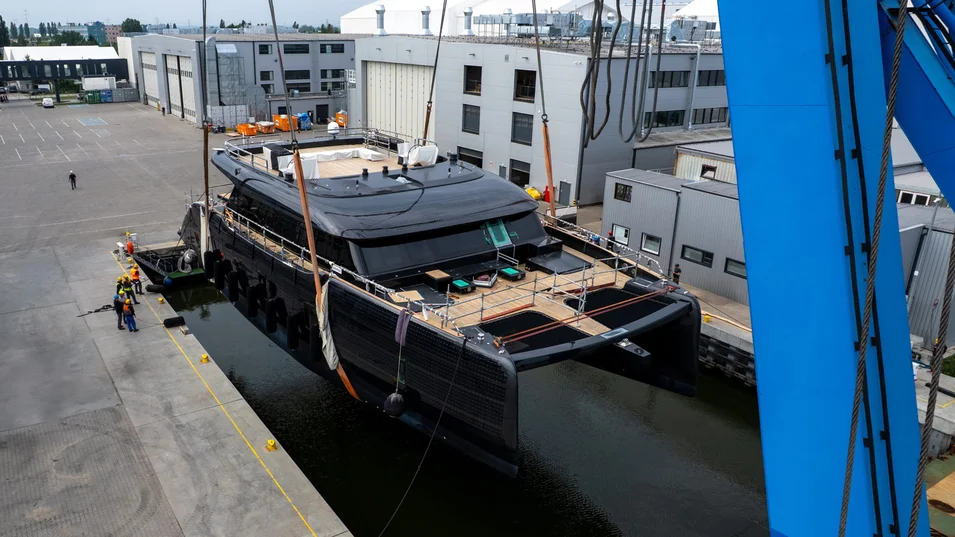 The Sunreef 100 Eco catamaran was commissioned by the yard's repeat client