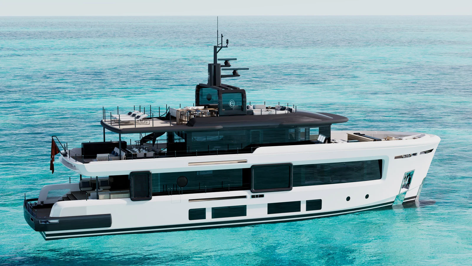 Дизайн CdM RAW 105 разрабатывала студия Cassetta Yacht Designers