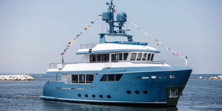 Italian Cantiere delle Marche shipyard has launched the 26.10-metre Darwin 86 christened Alexa