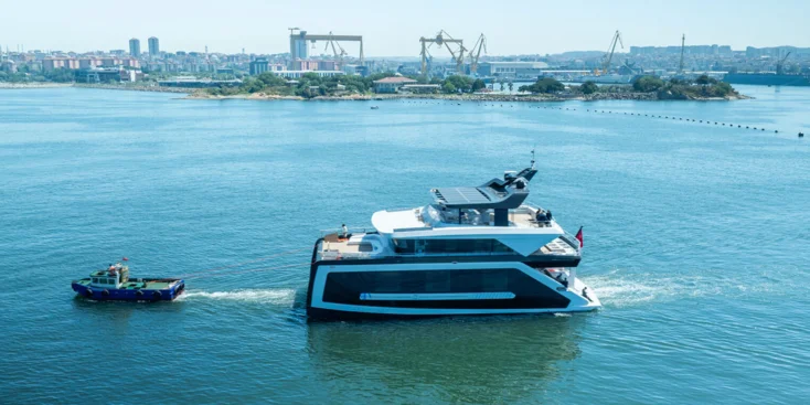 The Procat 85 is the first vessel in the yard's range of aluminium catamarans