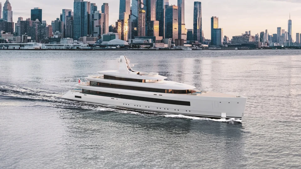 Although the Etherea is a concept, the yard claims it's a ready-to-build project