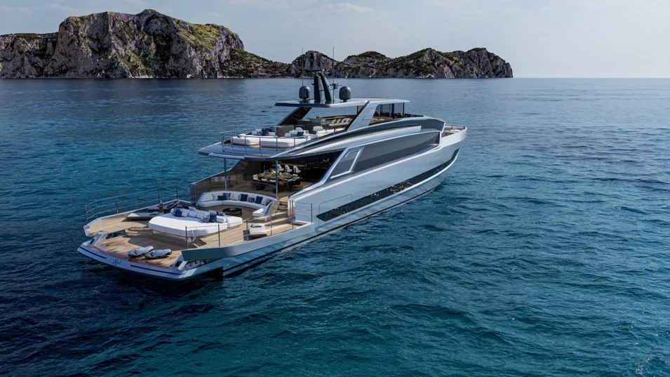 Одна из изюминок проекта  ISA Viper 130 &ndash; многоуровневый пляжный клуб у самого моря