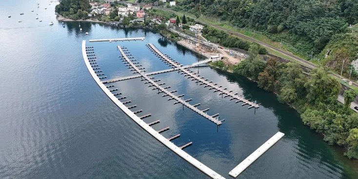 Новая марина Port of Gambarogno (Porto Gambarogno) сможет вместить до 280 яхт длиной от 8 до 20 метров