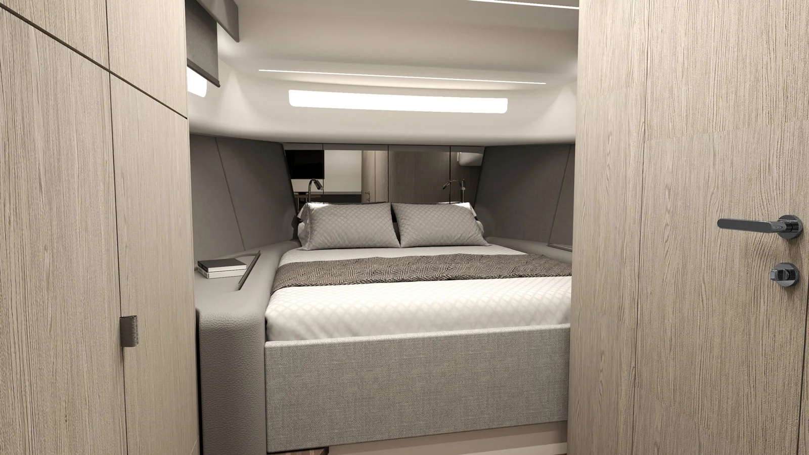 MP12's cabin at the bow