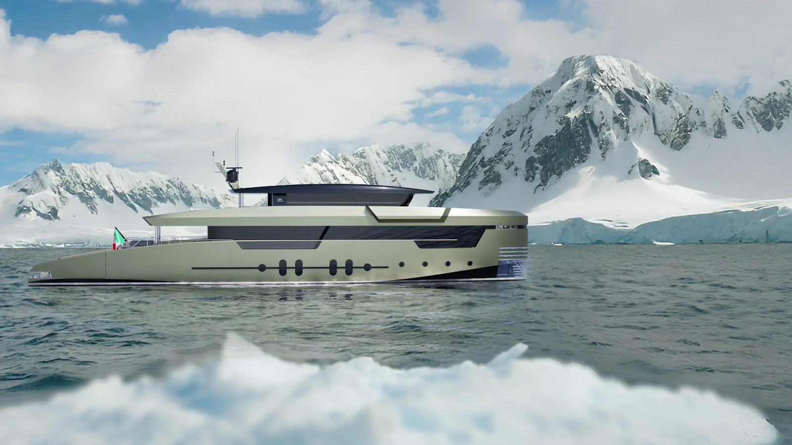 The GX38 Voyager is the first explorer yacht by GX Superyachts