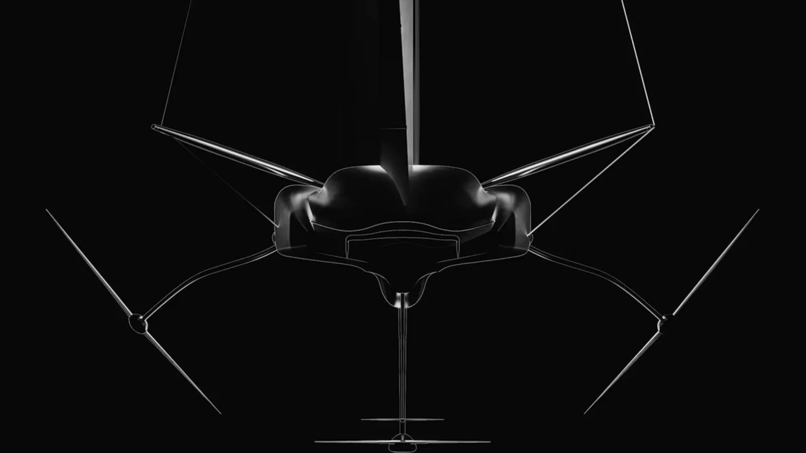Ferrari Hypersail is the 30.5-metre ocean racing foiling yacht