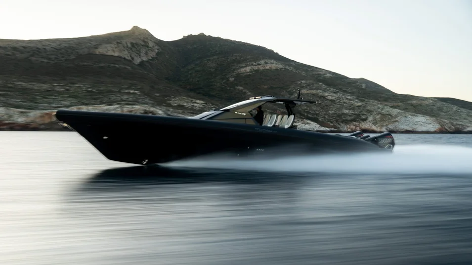 The Technohull Alpha 45's top speed is over 80 knots!