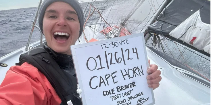 Global Solo Challenge, Cole Brauer, the boat  First Light