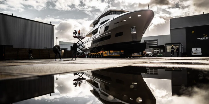 Lady Lene motor yacht at Van der Valk facility