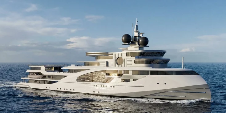 110-метровый концепт экспедиционной суперъяхты Wild One от студии Palladino Yacht Design