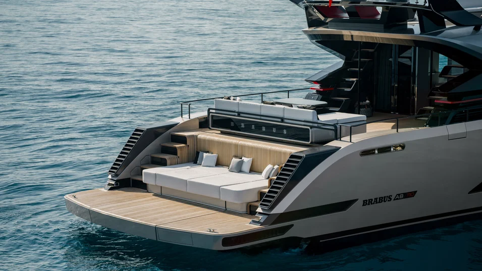 Brabus AB110's beach club and cockpit