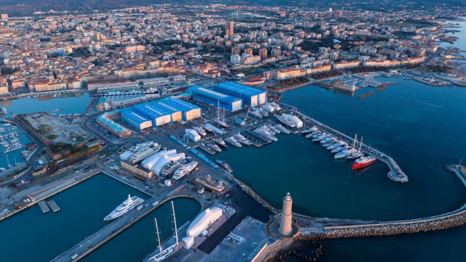 Lusben shipyard in Livorno