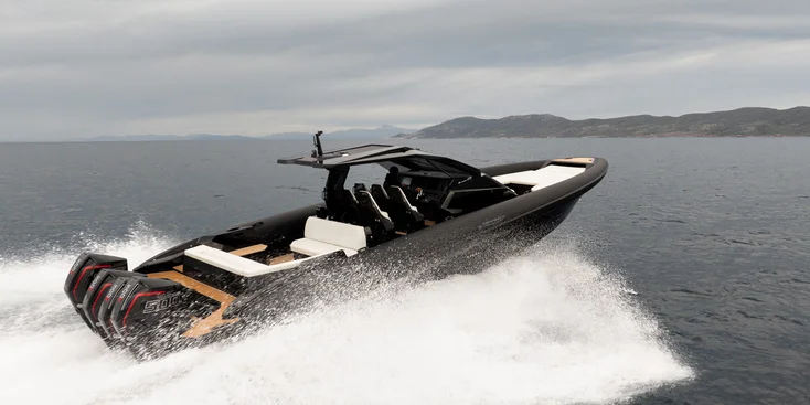 The Alpha 45 is a 13.4-metre RIB manufactured by Greek Technohull