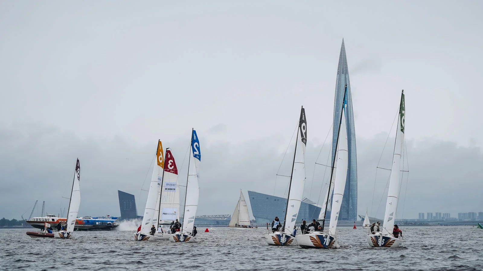  First stage of J/70 Summer Cup regatta in Saint Petersburg