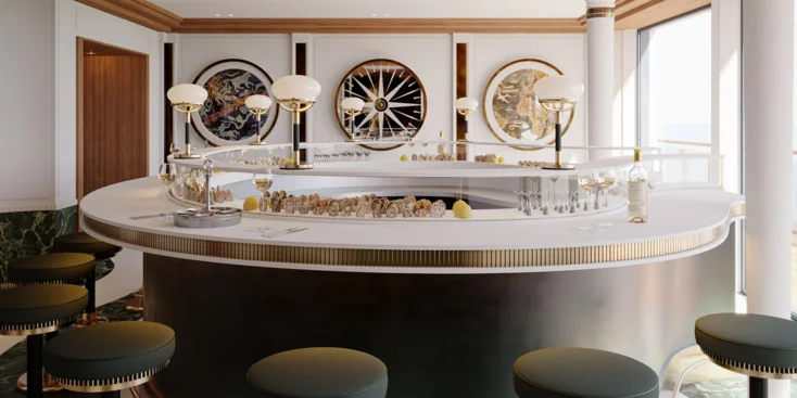 Устричный бар на борту Orient Express Corinthian