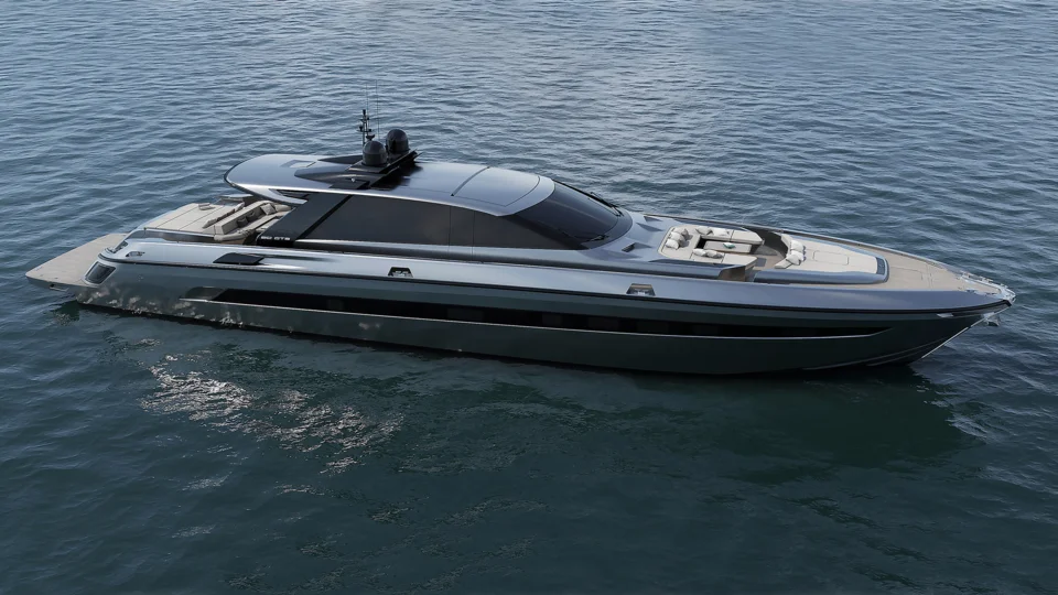 The Otam 90 GTS appeared as a result of shipyard’s collaboration with Giuseppe Bagnardi