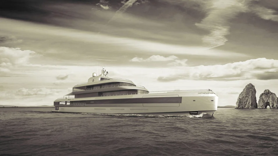 Georgio Armani worked on the Admiral Armani 72m's exterior and interior design