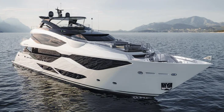 Italian designer Francesco Paszkowski has worked on the Sunseeker 134 Superyacht's exterior
