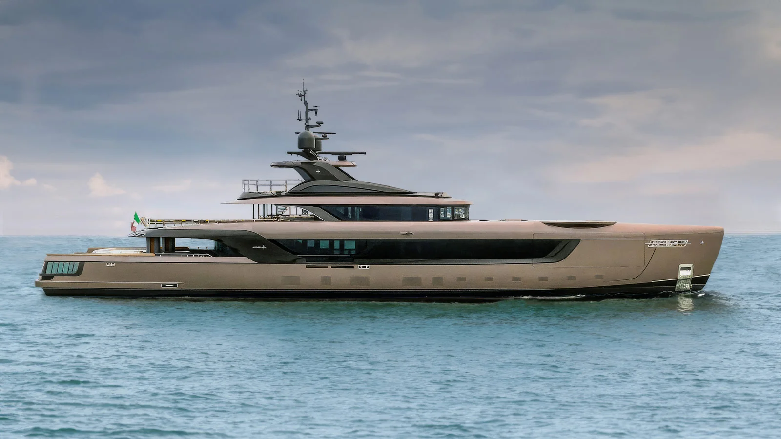 The Raja²'s exterior design is owed to The Italian Sea Group’s Style Center