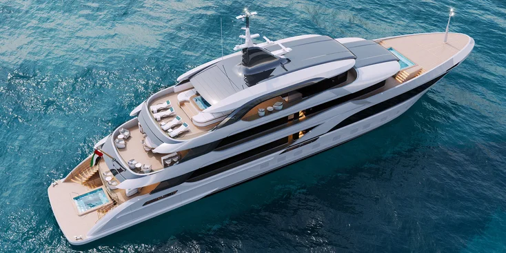 Gulf Craft has unveiled the 54-metre flagship Majesty 180 superyacht