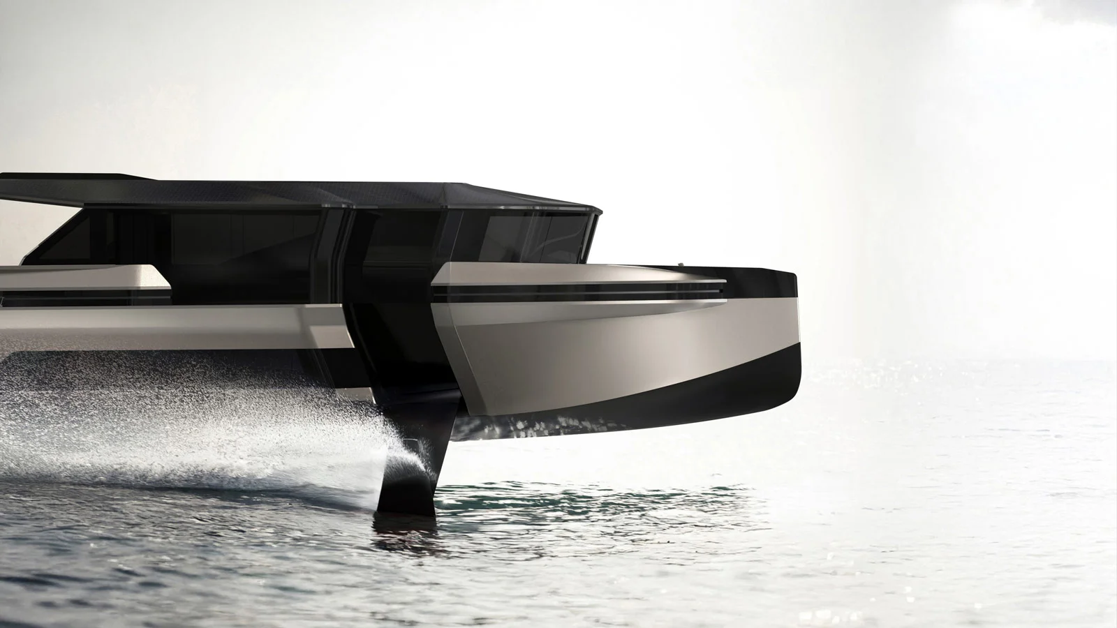 Foiler Ghost станет первой в мире яхтой на подводных крыльях