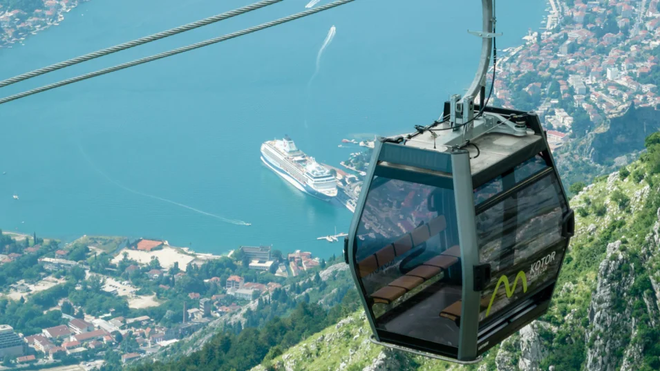 New cable car from Kotor to Mount Lovcen