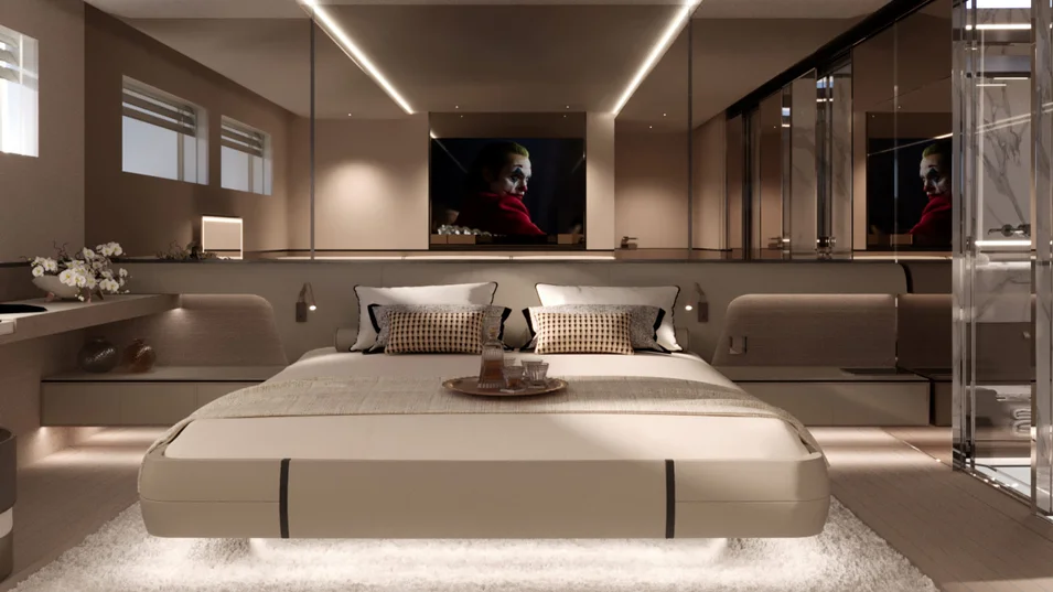 Мастер-апартаменты на Alia Yachts Genie Blu