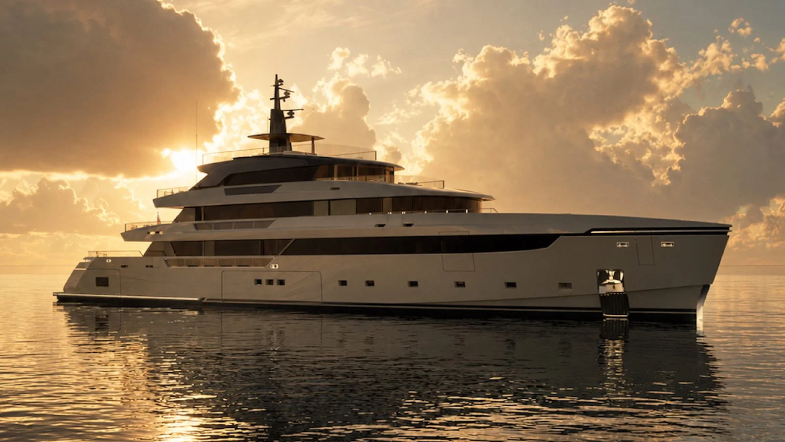 The 65Steel's exterior was created in collaboration with Officina Italiana Design