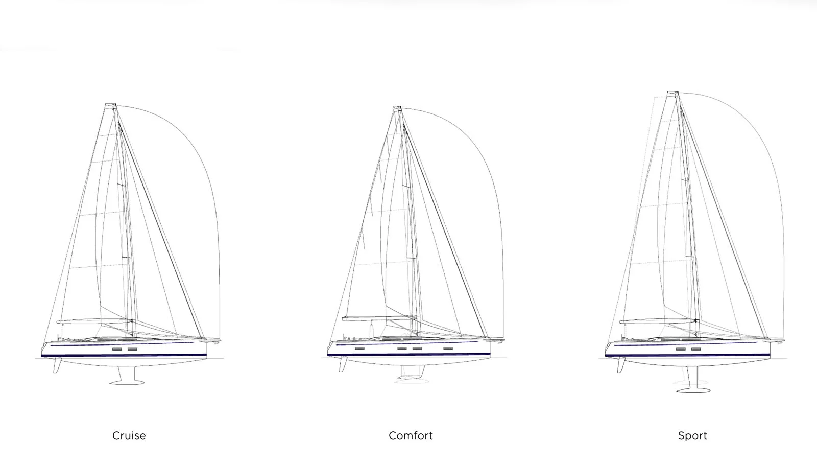 Swan 51 offers three different configurations