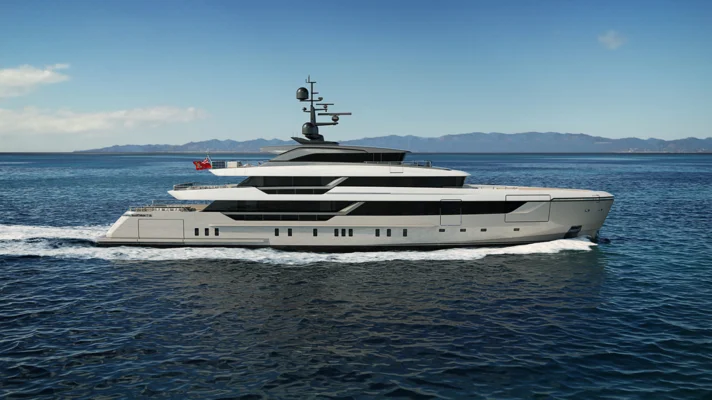 Sanlorenzo 58Steel is the new model in the yard's series of steel displacement superyachts